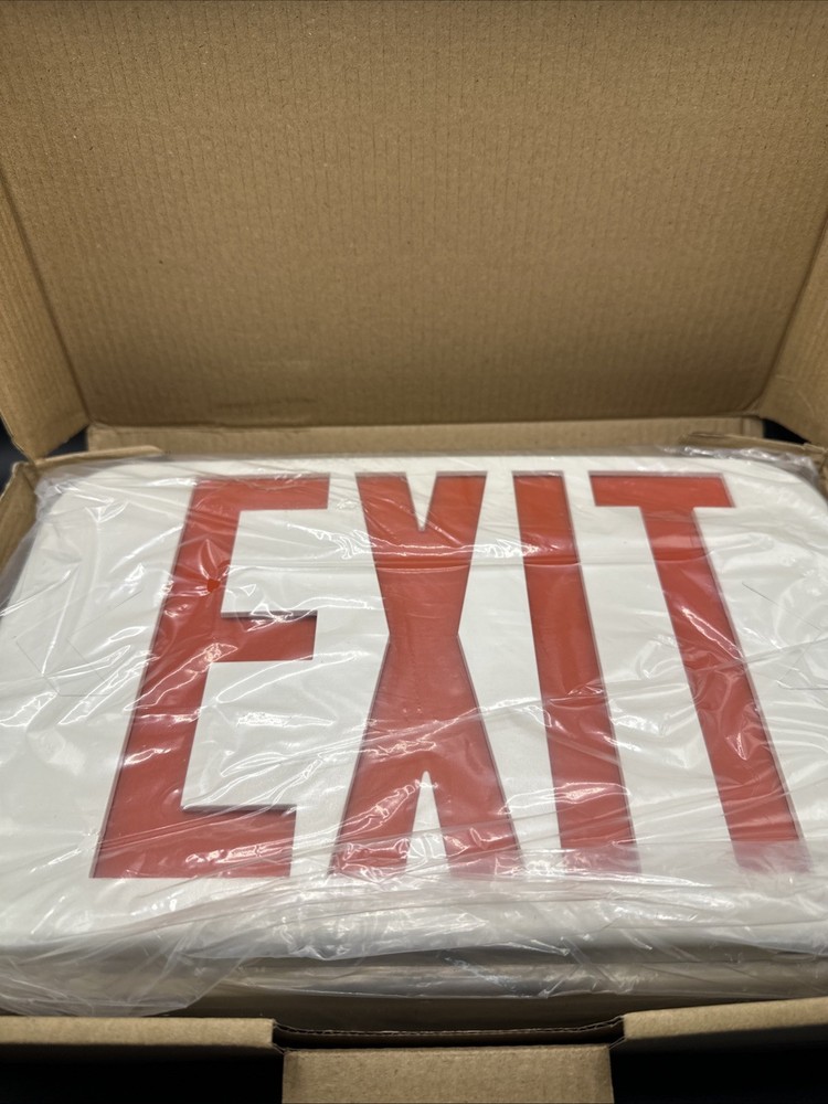 ETI LED Emergency Exit Light Sign Red