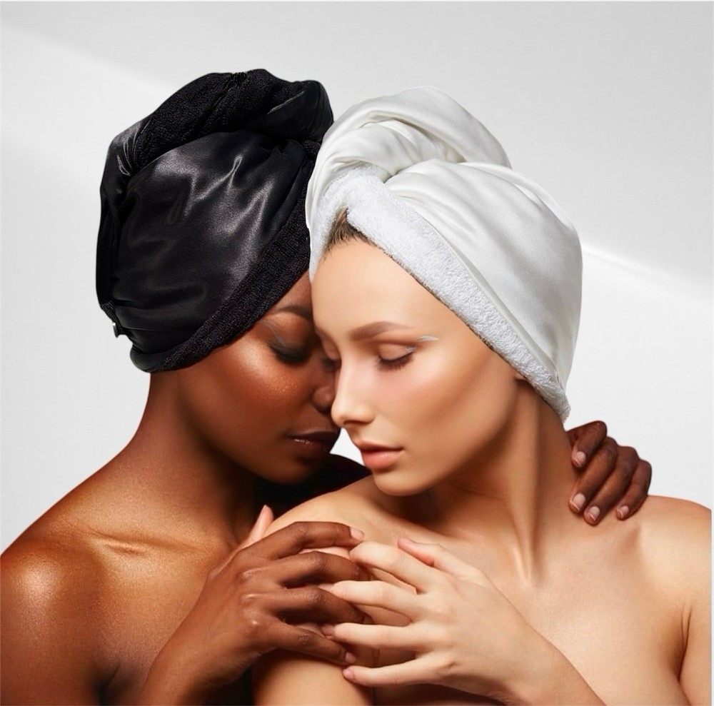 100% SILK TURBAN TOWEL
