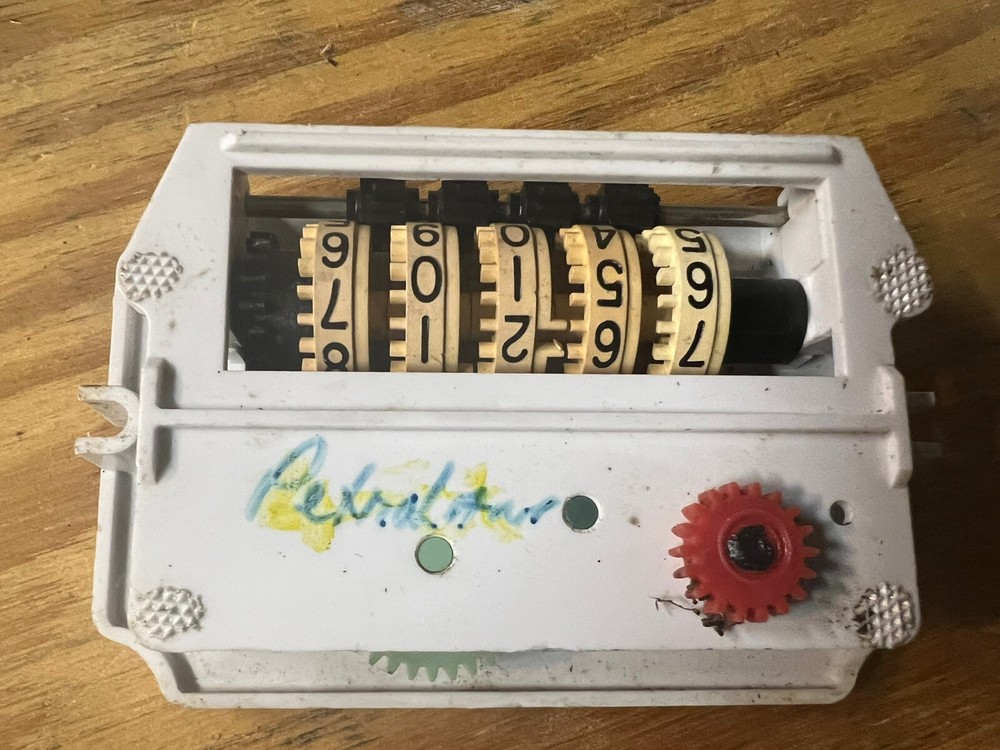 vintage gas meter index