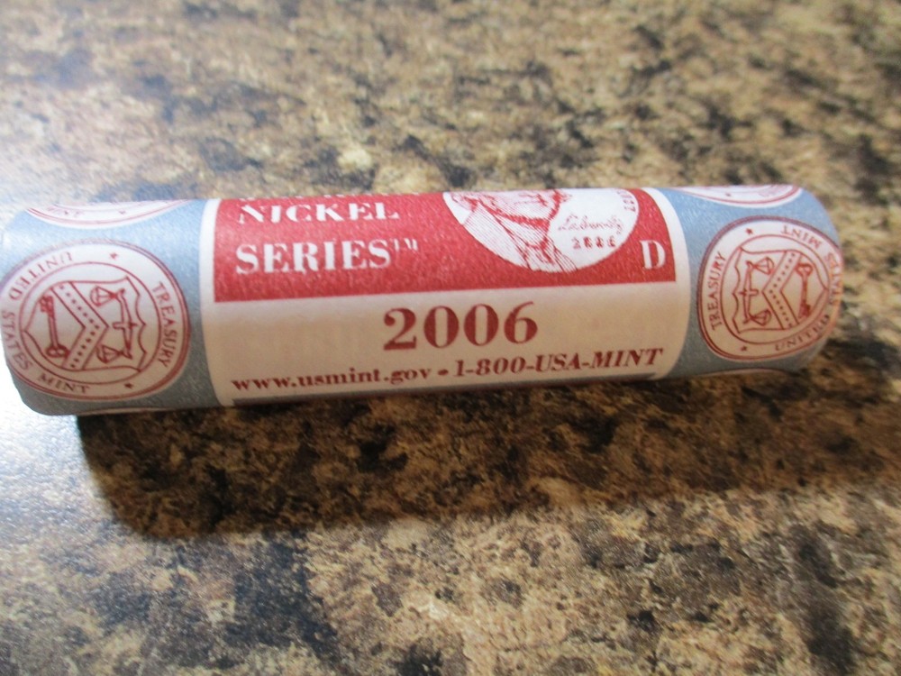 2006-D JEFFERSON NICKEL ORIGINAL MINT ROLL MM
