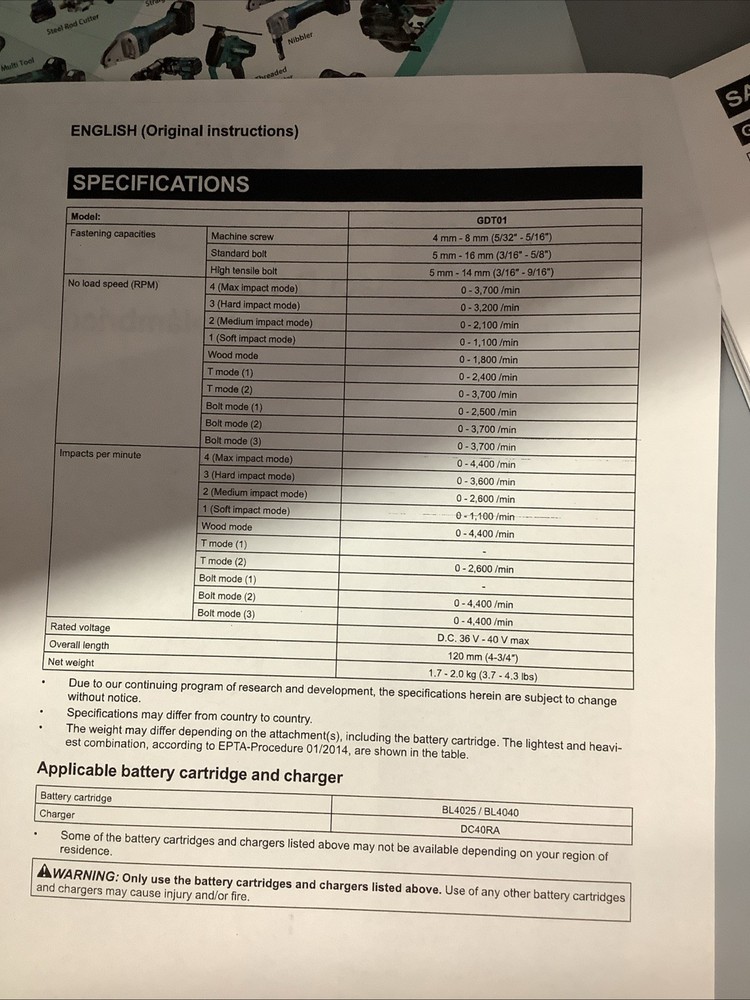 makita impact/ Hammer driver set