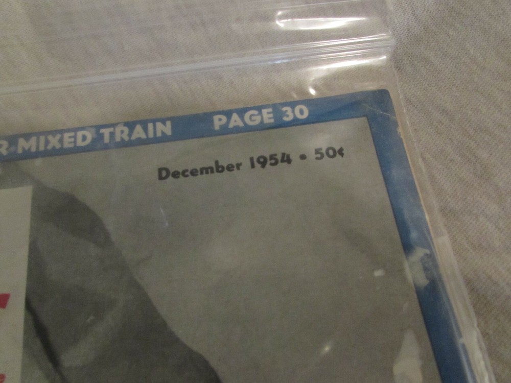 Vintage Model Railroader Magazine December 1954