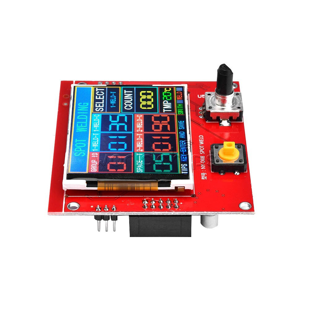NY-D08 100A Color LCD Spot Welding Machine Control Board Panel Controller Welder