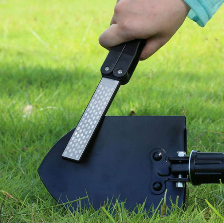 Double Sided Folded Pocket Diamond Sharpener Honeycomb Fine Sharpening Stone