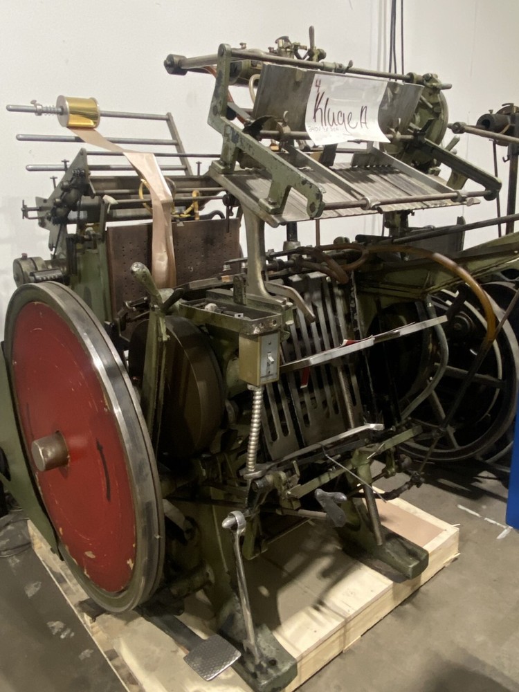 Vintage Kluge Letterpress