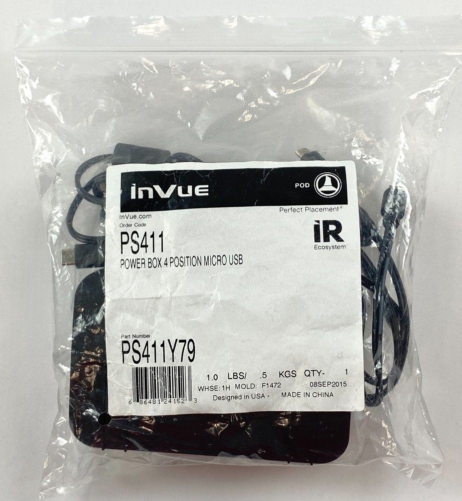 Invue PS411Y79 Power Box Micro USB 4-Position