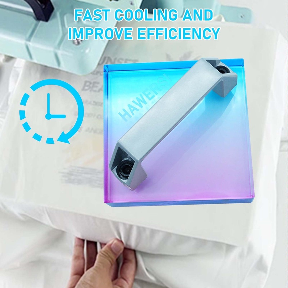 HTV Cooling Block with Handle,Craft Tool Cooler for Heat Press,Accessories fo...