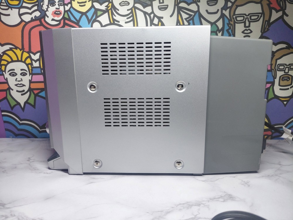 Panasonic CD Stereo System SA-PM07 Silver Multi Function Display TESTED