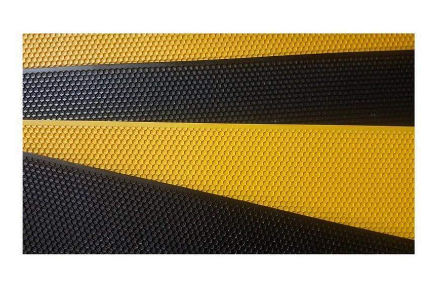 10X PLASTIC BEE FOUNDATION SHEETS DEEP | WAX FOR BEE FRAMES - YELLOW