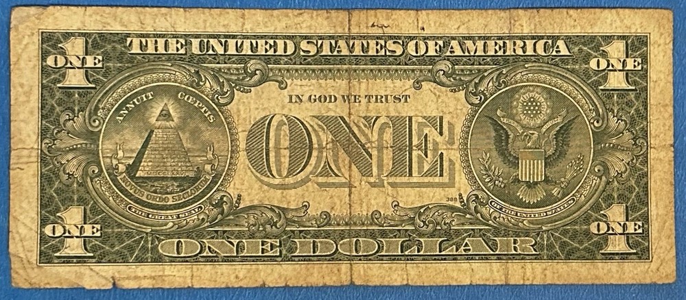 1957 A Silver Certificate Note Circulated