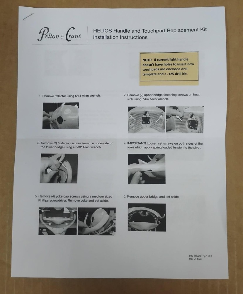 Helios Light Switch Touch Pad Replacement Kit Compatible with 1800 and 3000