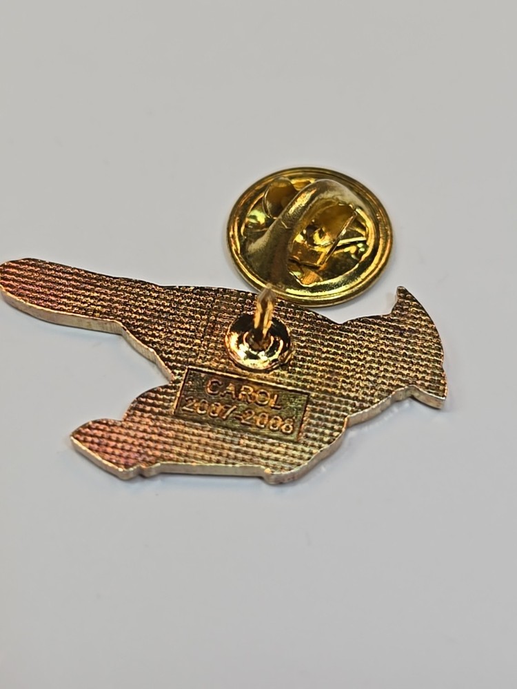Cardinal Red Bird On Branch Lapel Pin