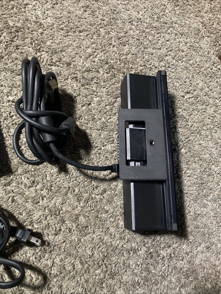 Microsoft Xbox Kinect Sensor Bar Camera w/ Adapter Black Model 1595 Tested OEM