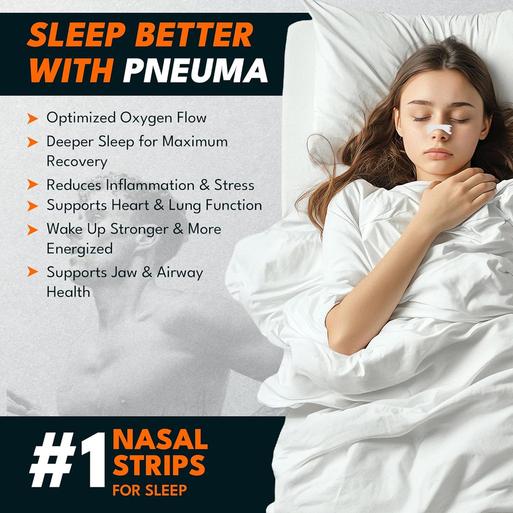 Nasal Strips for Snoring & Sleeping (30 Count) – Extra Strength Nose Strips Brea