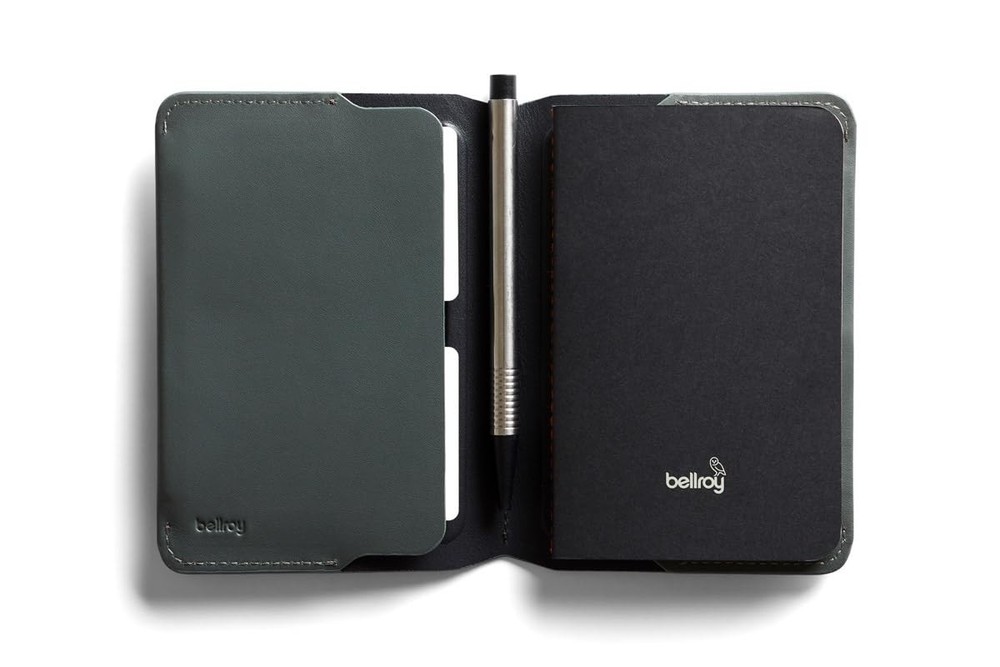Notebook Cover (leather folio for notebook) - Everglade