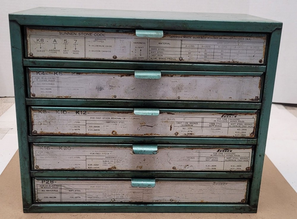 Sunnen Stone Collection Kit – 5 Drawer