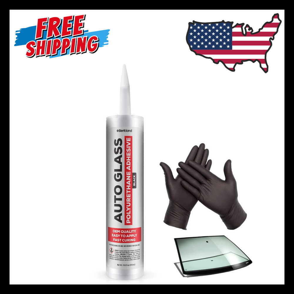 Polyurethane Windshield Adhesive Fast Cure High Bond Automotive Glass Glue Black