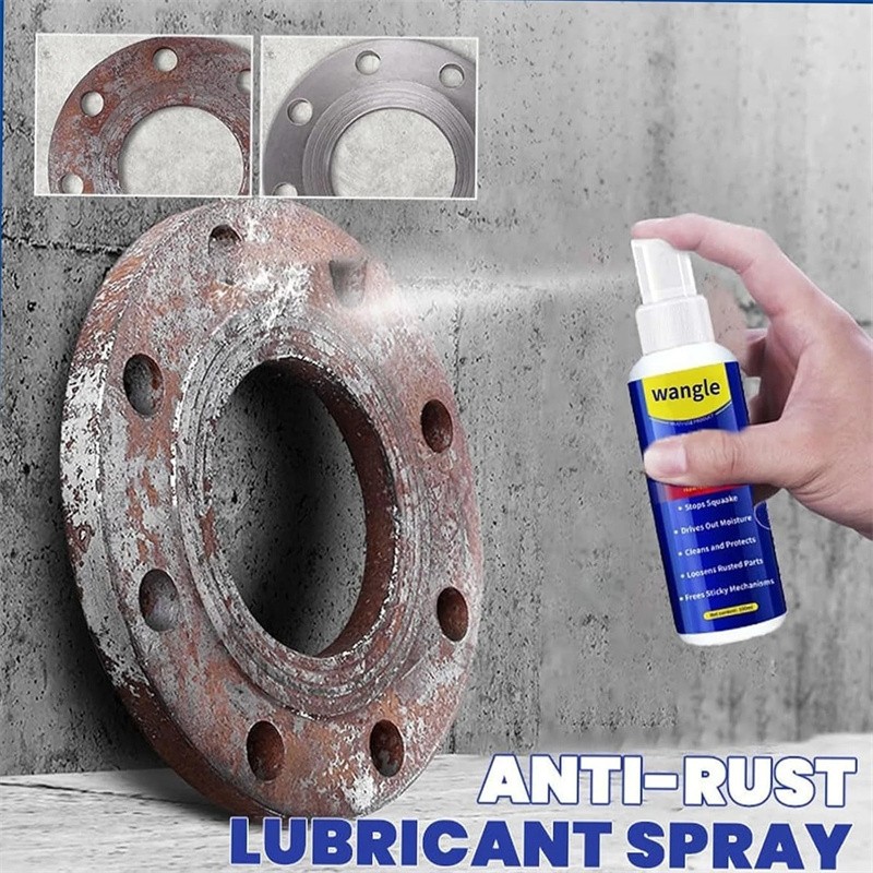 Wangle Rust Remover,Anti-Rust Lubricant Spray & Rust Remover Easy Application