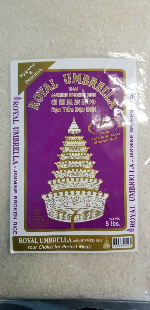 JASMINE BROKEN RICE (COM TAM) 5 lb Bag