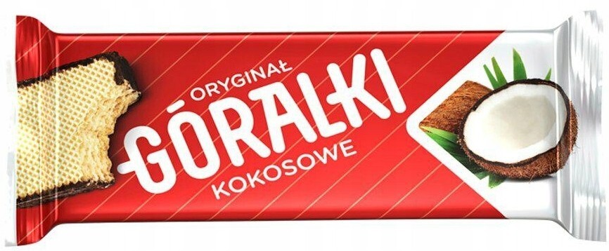 Goralki Original Coconut Crispy Wafers 4 x 45g