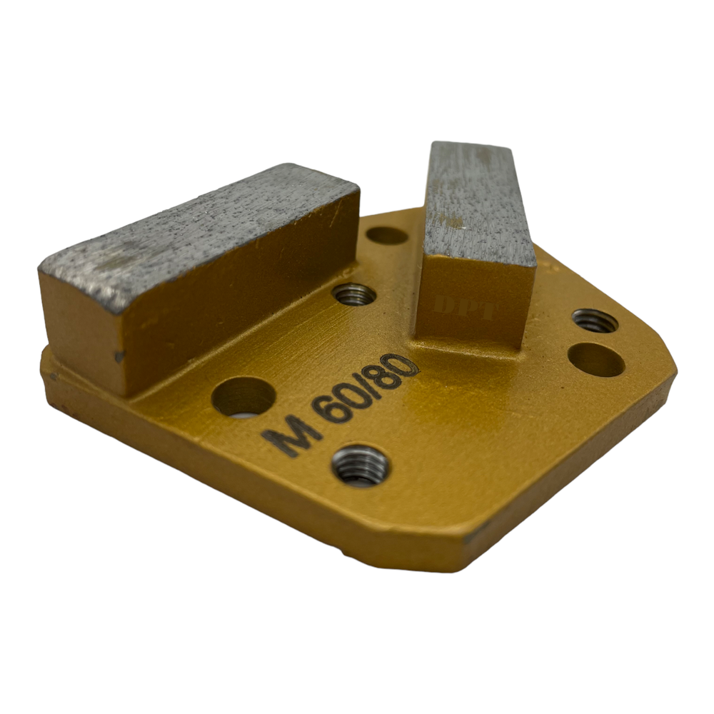 18 Pack Bolt on Diamond Grinder Tooling For Concrete Floor Grinders Medium Bond