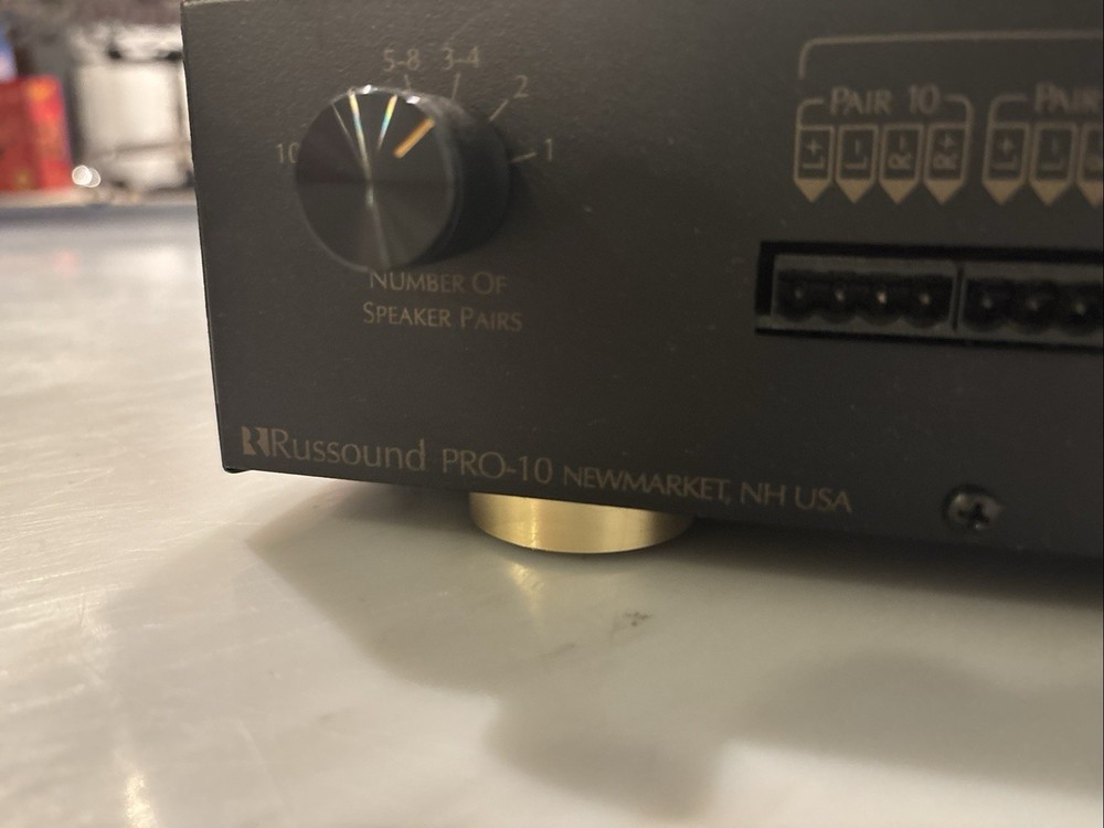 Russound PRO-10 Black Speaker Selector with Low Frequency Protection Circuit