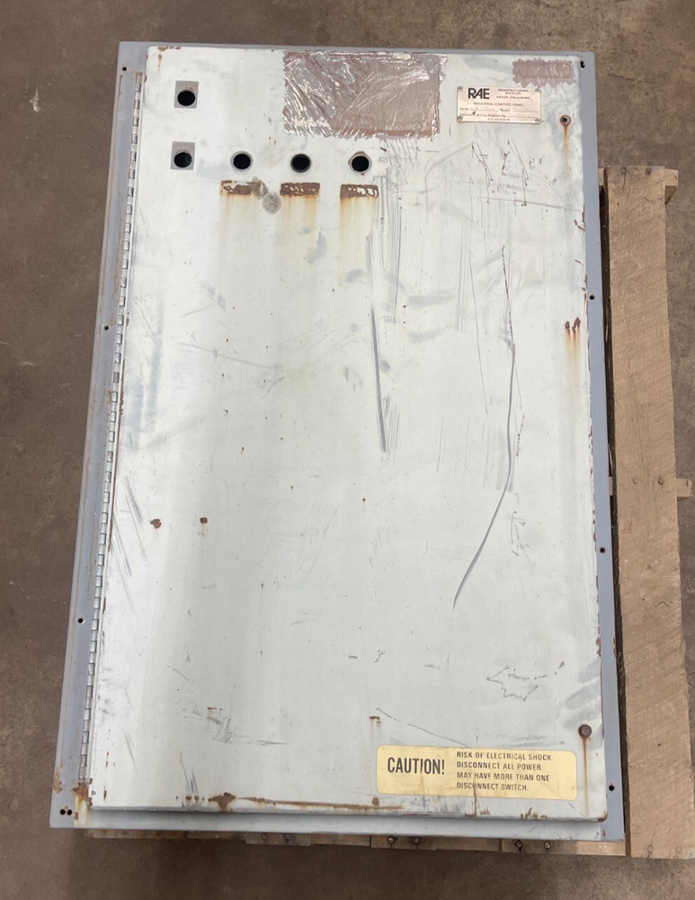 RAE DSO5M5 INDUSTRIAL CONTROL PANEL ENCLOSURE OAD: 40" X 25-1/2" X 9"