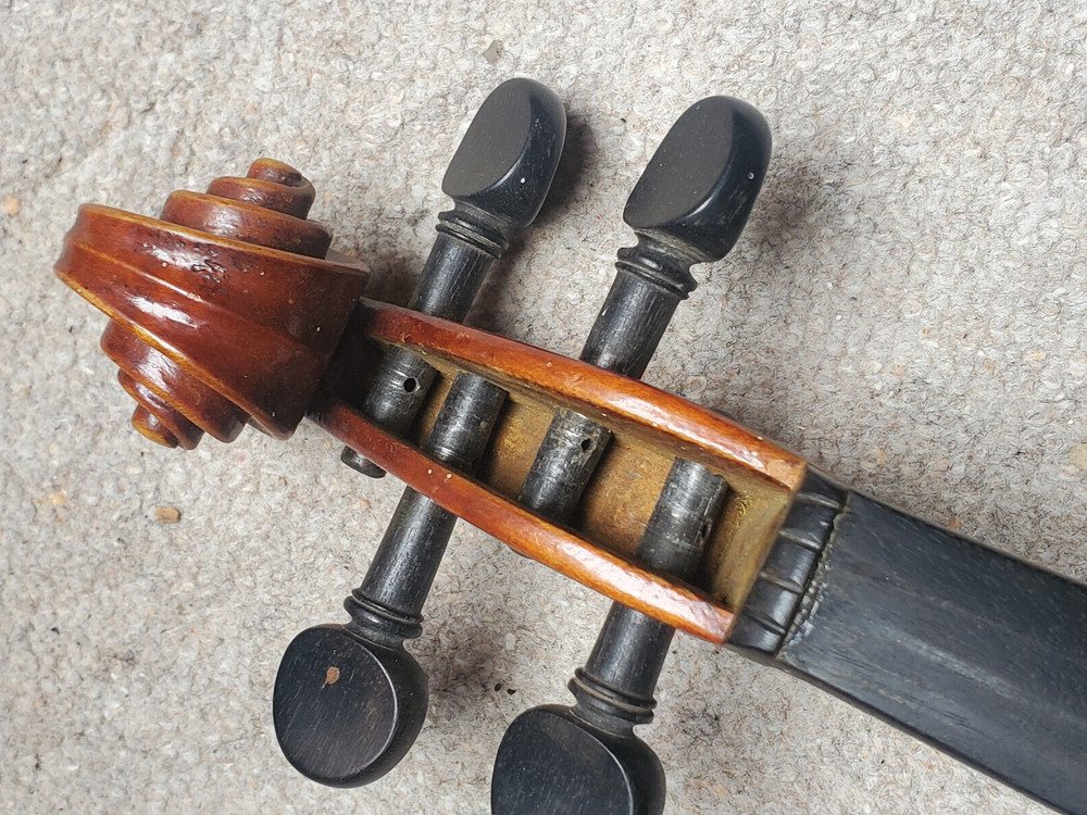 Nice old 4/4 Maggini Violin violon "Georgius Ullmannius 1917" stripped front
