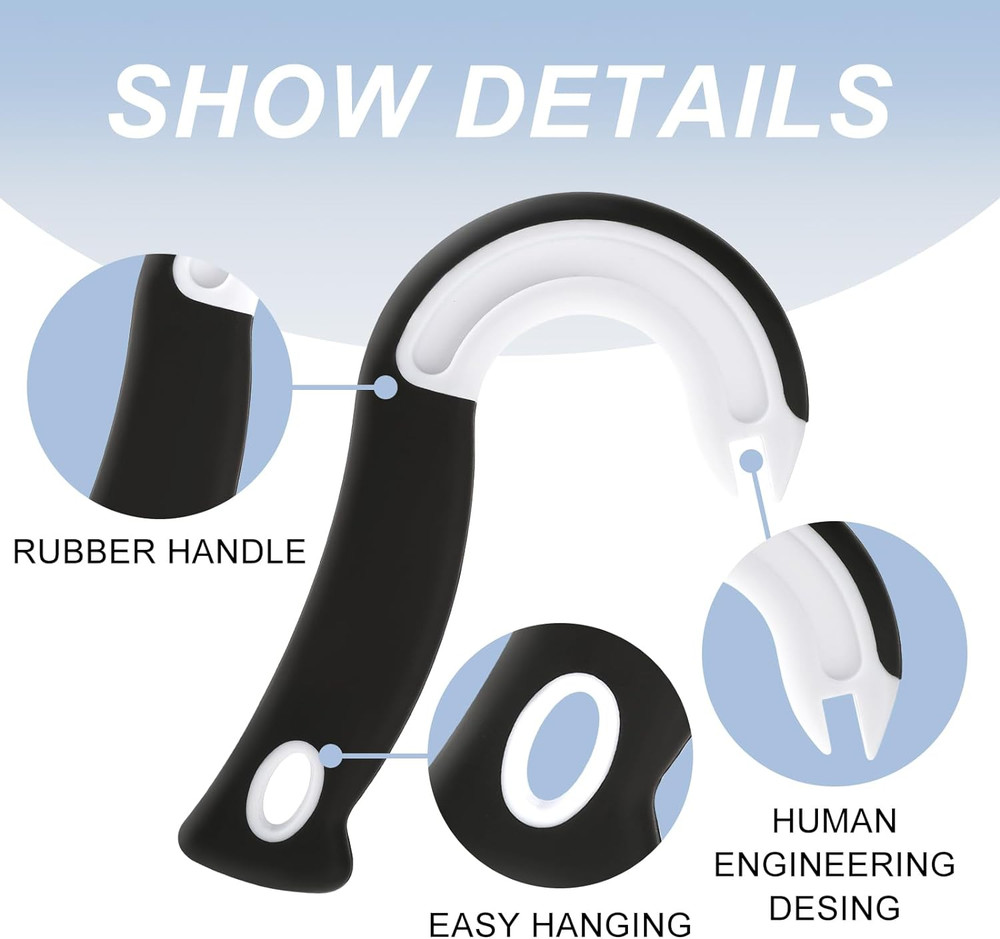 Pull Tab Can Opener Ergonomic Pop Top Can Opener Tool J Shape Handy Ring Pull Op