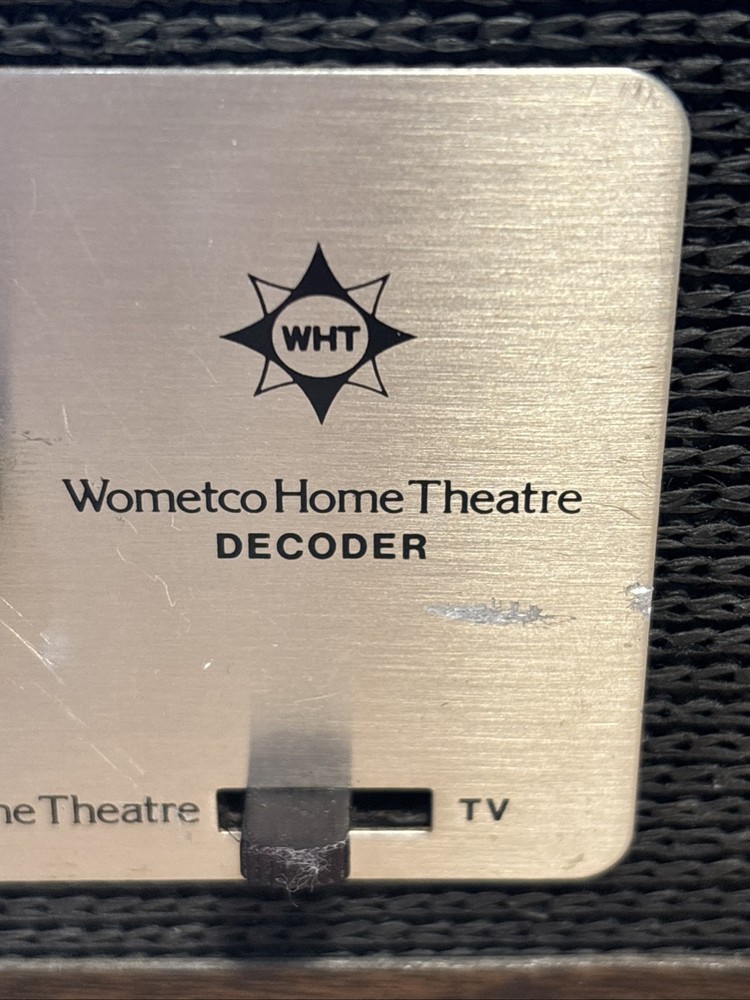 Vintage Wometco 4161 Home Theater Decoder.