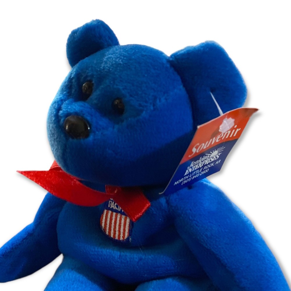 Union Pacific Railroad Blue Bear w/ Tags