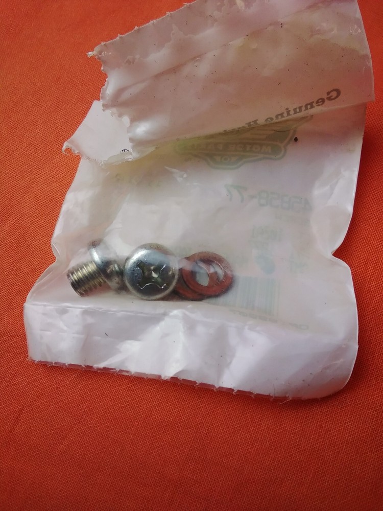 HARLEY DAVIDSON GENUINE FORK DRAIN SCREW 45858-77