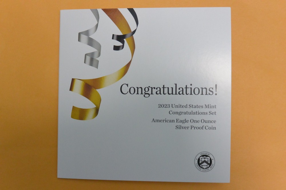 2023 W PROOF SILVER EAGLE CONGRATULATION SET