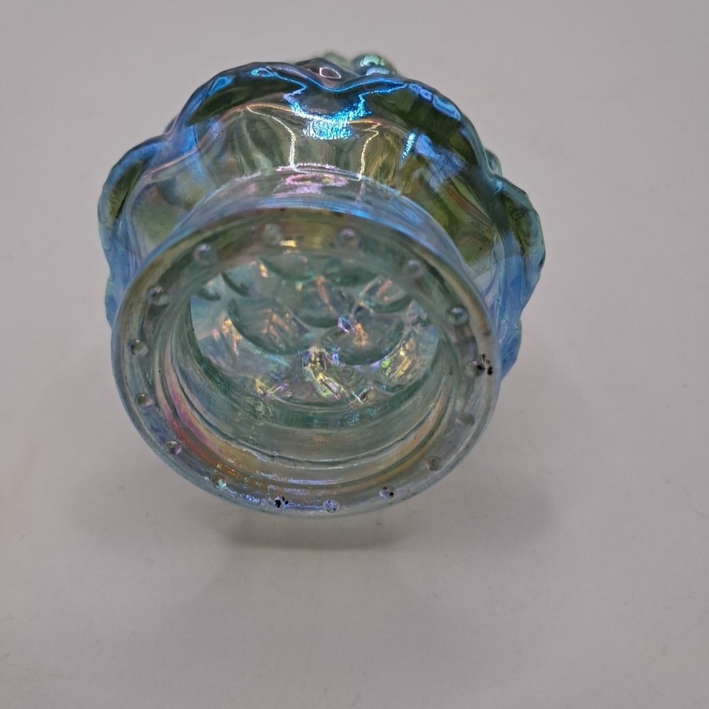 Iridescent Small 4 1/2" Christmas Tree Target? Christmas Assemblage