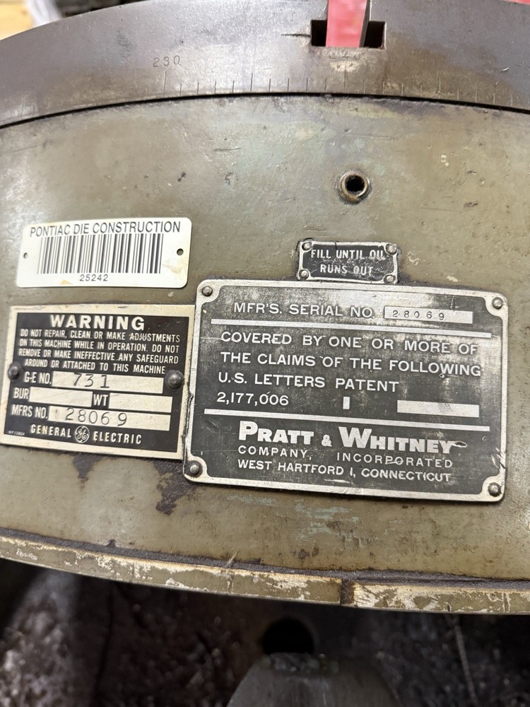 36 Inch Chuck Motorized tilting and turning capabilities