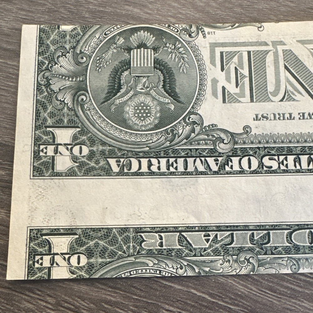 RARE DOUBLE ERRORS 2001 BOSTON $1 MISALIGNED and INVERTED BACK ERRORS