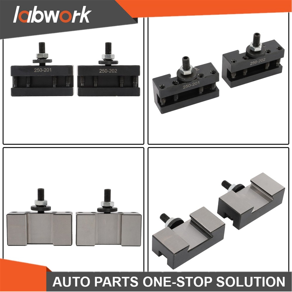 Labwork 6 Pack BXA Tool Post Set 250-200 Complete Quick Change System for Lathes