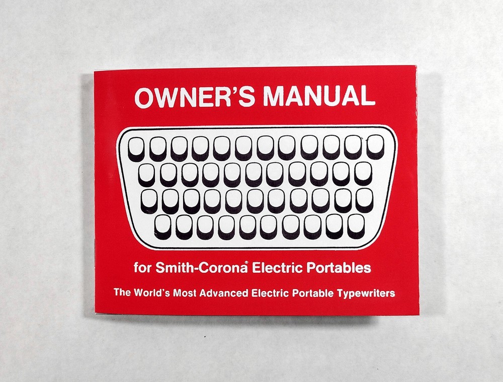 Smith Corona Coronet Automatic 10 Typewriter User Instruction Owner's Manual