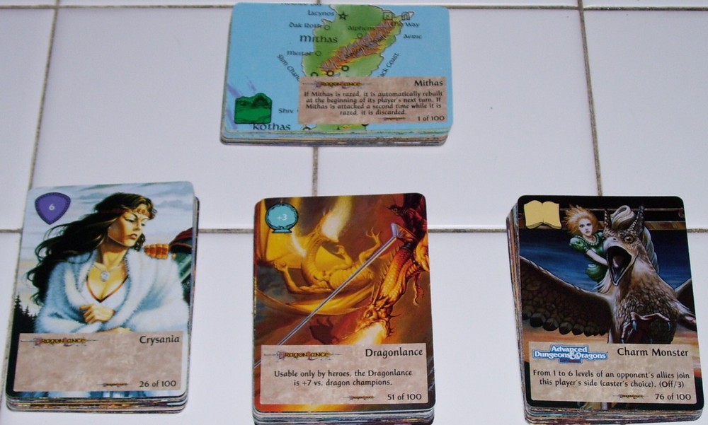 Spellfire INCOMPLETE Dragonlance set! Missing #45 and #80, 98 NM/Most Mint!