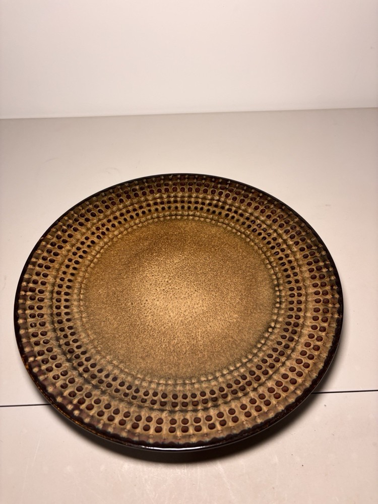 Cambria 6 Piece Stoneware, Brown Dinnerware Set