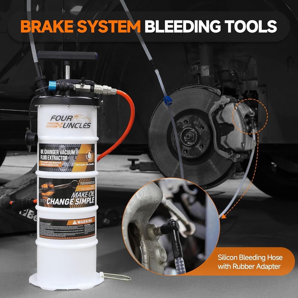 Vacuum Oil Extractor Pump - Fast Fluid Removal Tool