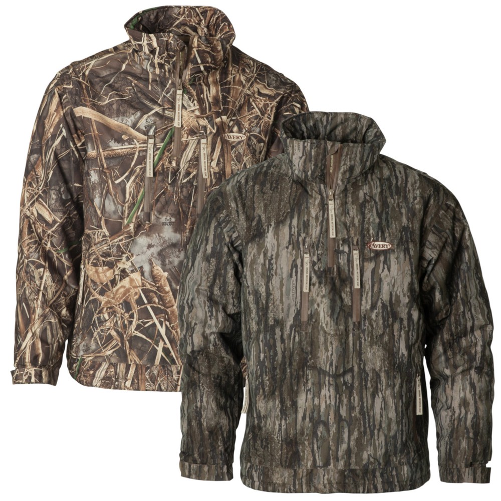 AVERY OUTDOORS 1/4 ZIP CAMO INSULATED PULLOVER - A1010056
