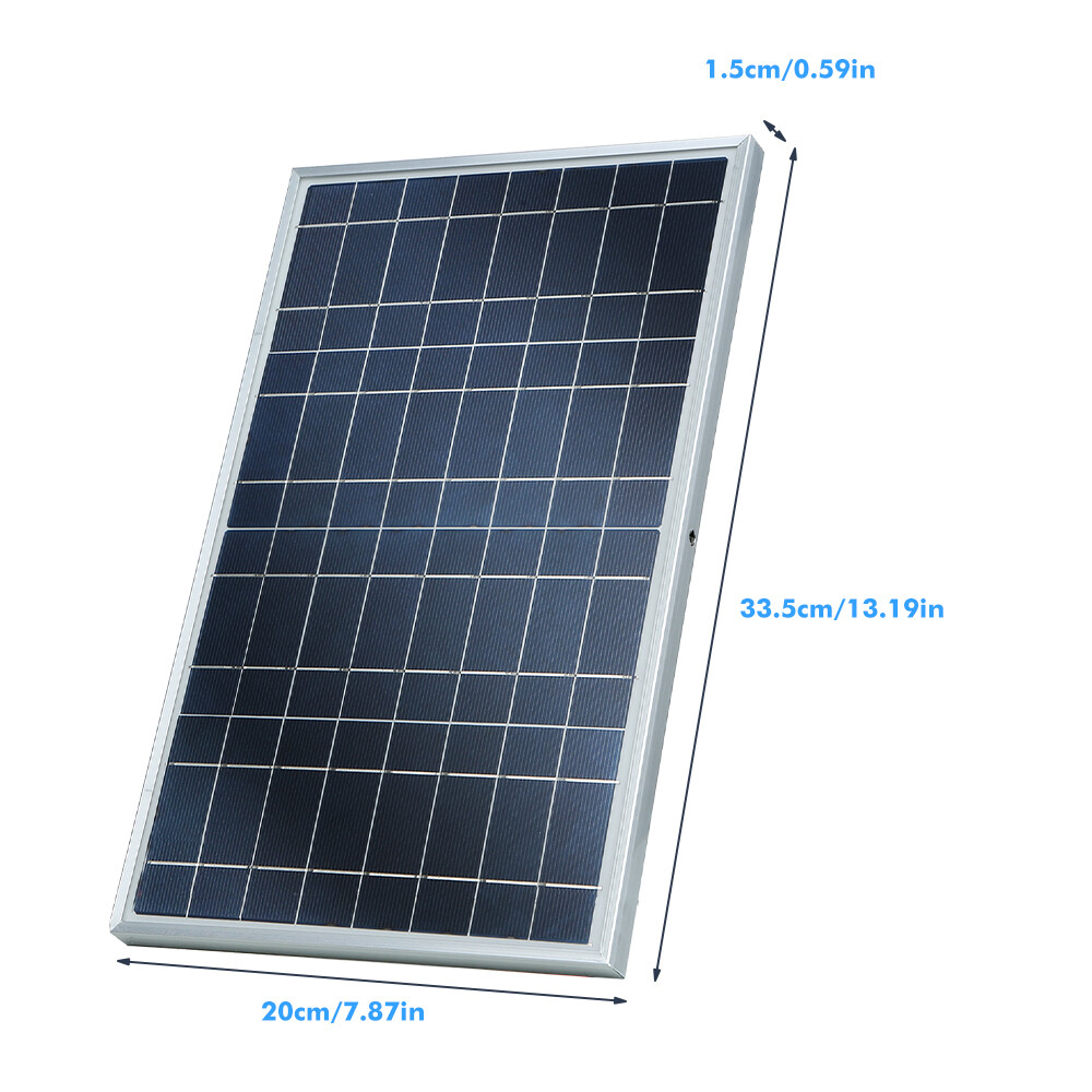 4x10W Solar Panel 12V Solar Battery Trickle Charger 100A W/Controller Maintainer