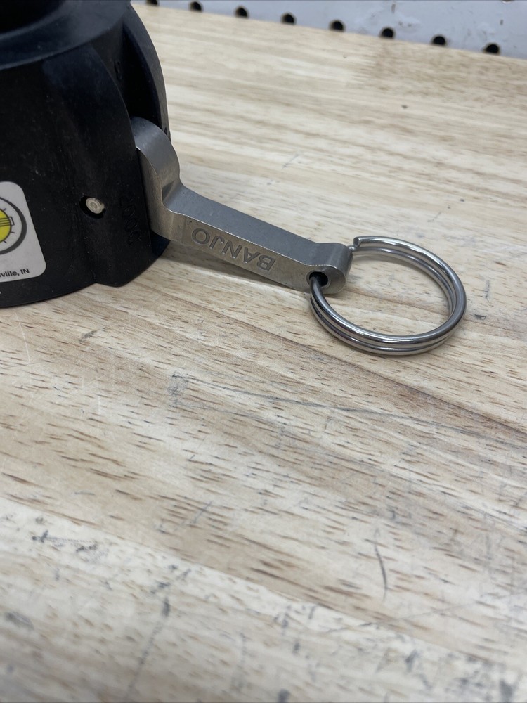 200C BANJO Cam Lever Coupling-BLACK Polypropylene