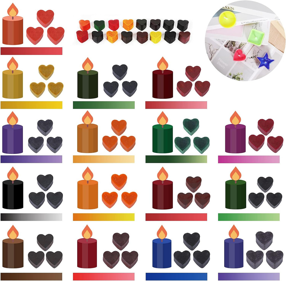 Candle Dye Set, 16 Colors for Candle Making, DIY Candle Making Kit