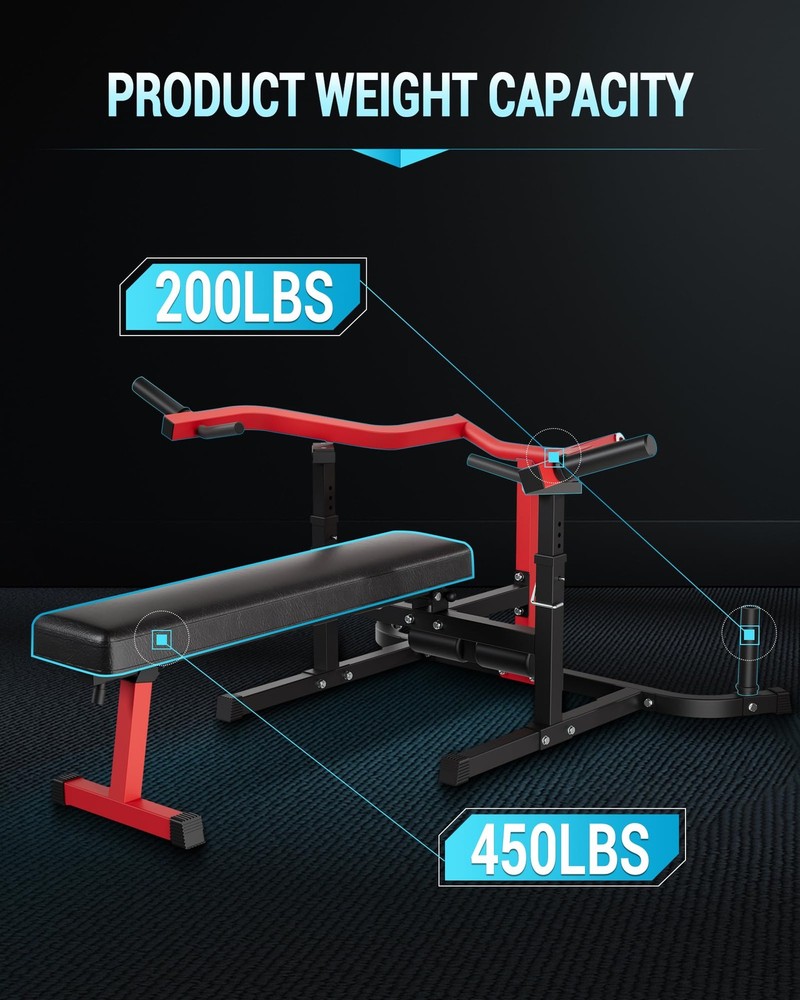 Multi-Functional Chest & Shoulder Press Machine 450LBS Bench Press Machine Gym