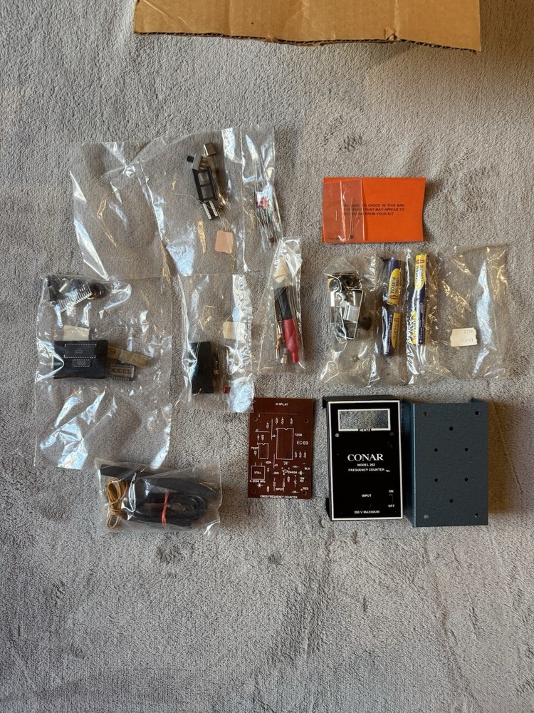 NOS Unassembled Kit - NRI Conar Model 202 Frequency Counter