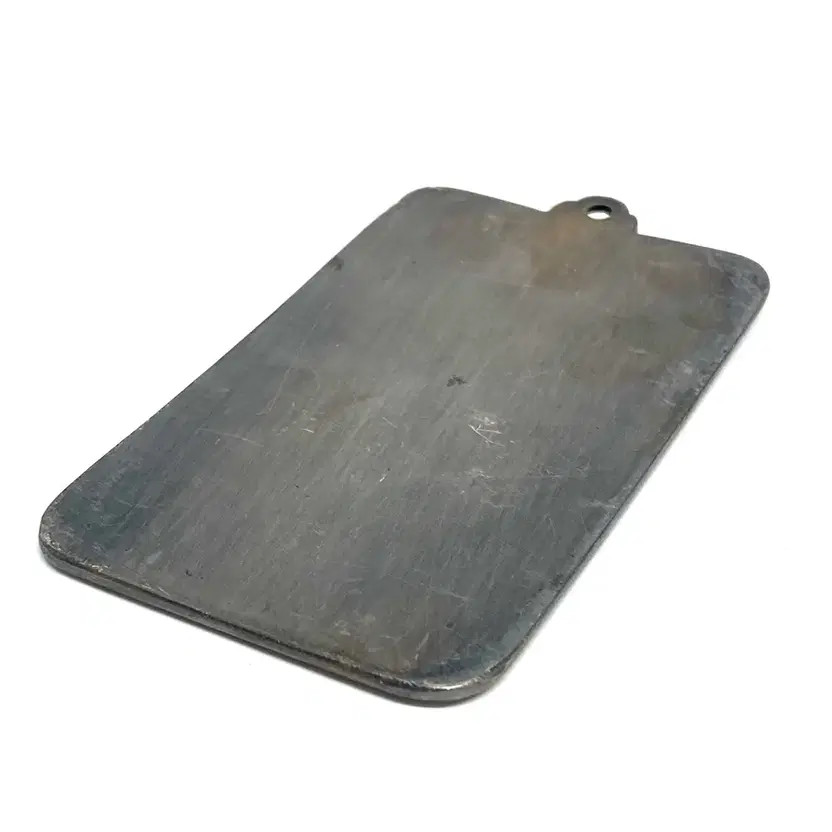 Silver Traditional Pattern Pendant Plate - Handcrafted Gift