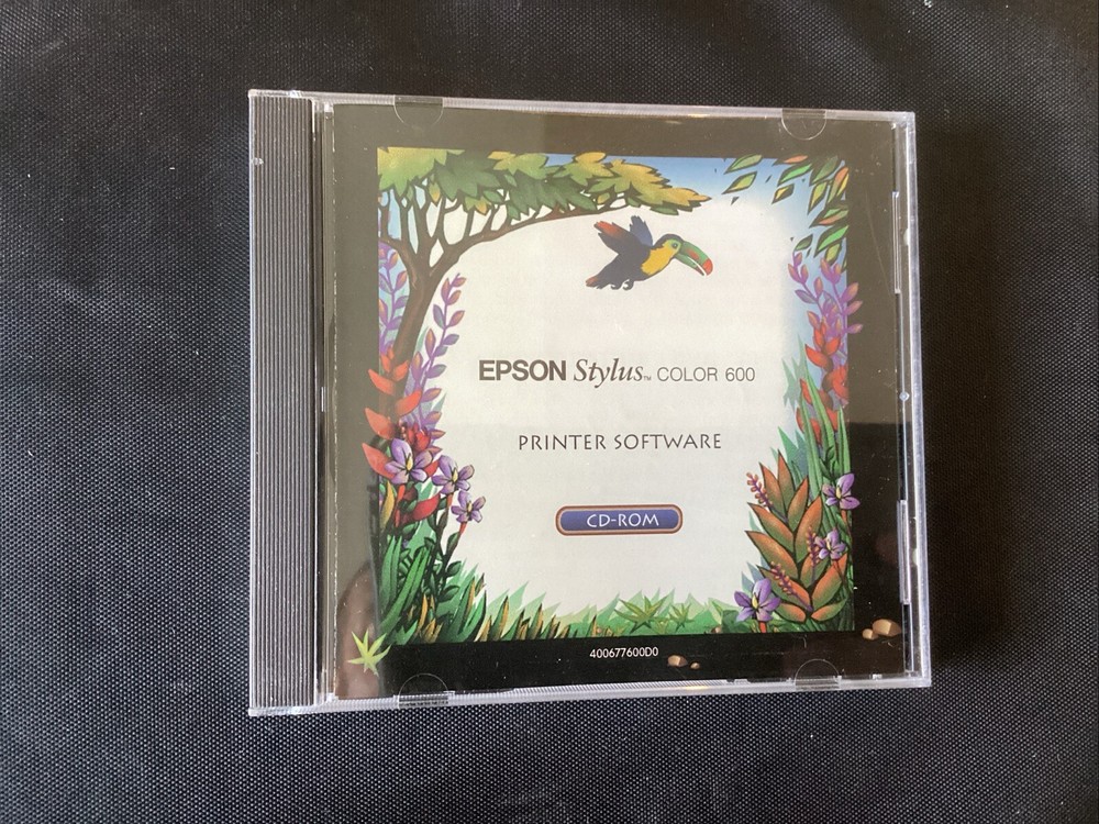 Genuine Driver CD for EPSON Stylus Color 600 - Printer Software very good.