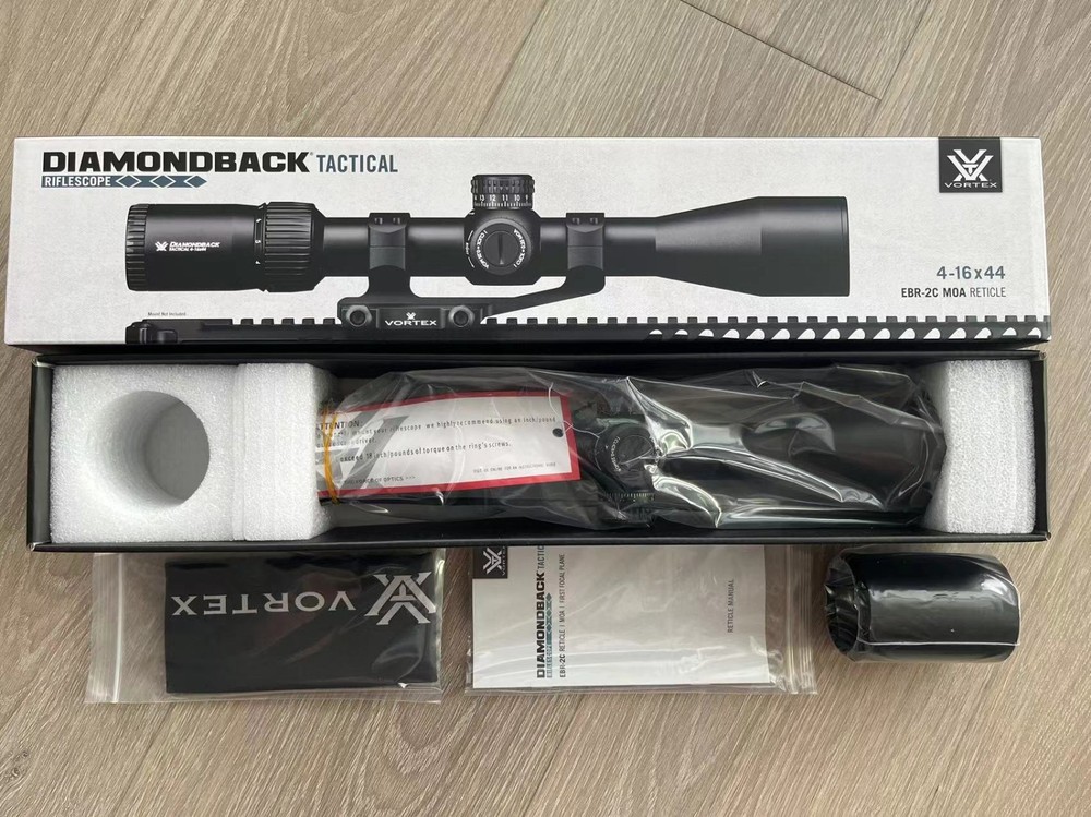 Vortex Optics Diamondback 4-16x44 FFP Rifle Scope EBR-2C MOA Reticle DBK-10026